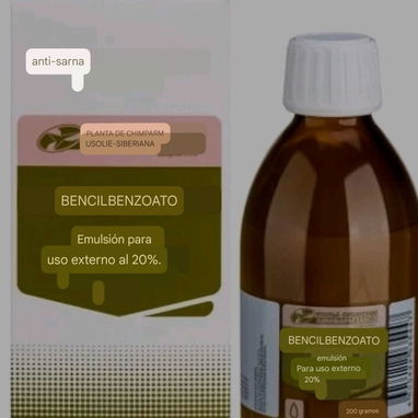 Venta de Benzoato de Benzilio en Emulsión al 200 grs al 20 % - Img 123007506