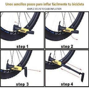 Bomba de aire portatil, para gomas de bicicleta ver imágenes - Img 103979771