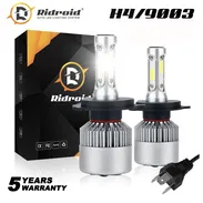 Pareja de bombillos led de carretera H4 de 3 caras con luz larga y corta de 36000 lumens nuevos en caja - Img 48358173