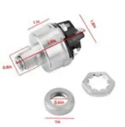 Interruptor de encendido universal, interruptor de encendido de 4 posiciones con llave, 12 V, Acc/apagado/IGN/arranque - Img main-image-49790640