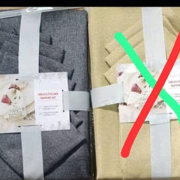 Manteles de lino Para mesas de 6 con 6 servilletas(Éstlo) - 2/2