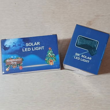‼️Guirnalda solo carga solar‼️ Precio: 7 usd  Luces de color blanco,  miden aproximadamente 7 metros.   No te.pases.esta - 2/2