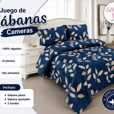 Juegos de sábanas cameras - 7/10