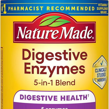 Enzimas Digestivas 5 en 1 Masticables (Nature Made · 90 masticables) OFERTA ESPECIAL - 3/10