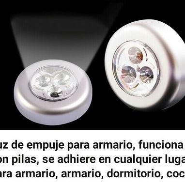 Lamparas tactil led para cocinas armarios mesitas de noche. Como linterna de mano (3 baterias AAA no incluida) - 3/3