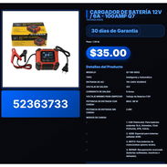 CARGADOR DE BATERÍA 12V / 6A - 100AMP Q7 . - Img 57512364