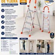 ESCALERAS DE TIJERAS DE 4 PASOS NUEVAS!! - Img 56854459