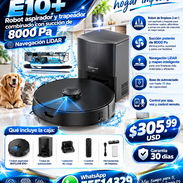 E10+ – Robot aspirador y trapeador combinado con succión de 8000 Pa, navegación LiDAR, Factura y garantía - Img 57673107
