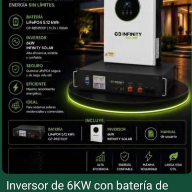 Combo (Inversor + baterías + Transfer automático) kit solar - 9/9