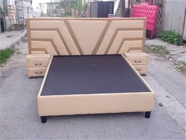 Tengo varias ofertas camas tapizadas camas de tubo colchones confork muebles colchones de espuma y transporte incluido - Img 70972716