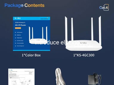 Router 4G con entrada para SIM - Img main-image