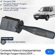 Palanca limpiaparabrisas Citroën berlingo o Peugeot Partner - Img 55988587