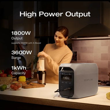EcoFlow DELTA 3 Classic (1024 Wh) Estación de energía portátil - Img 123813038