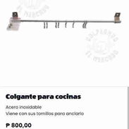 Vendo colgante de acero inoxidable para cocinas. - Img 56341507