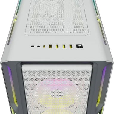 Nuevo en 馃摝馃摝260usd CORSAIR iCUE 5000T RGB Mid-Tower ATX - Carcasa para PC, 208 LED RGB direccionables individualmente - Img 112388874