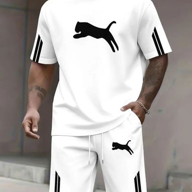 Conjuntos de shorts y pullover blanco de hombre - Img 125463992