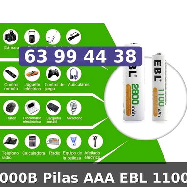 Pilas AAA EBL - 2/3