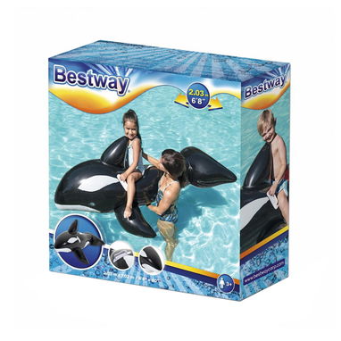 Balsa inflable gigante con forma de ballena orca para montar Bestway - Img 125261060