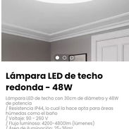 Lámpara LED de techo redonda de 30cm de diámetro - 48W - Img 55743221