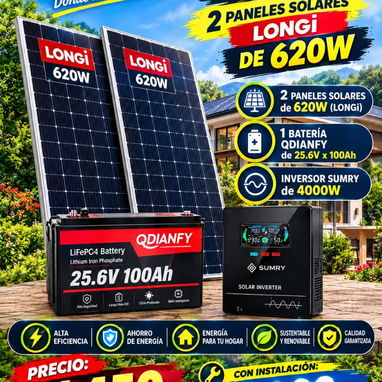 Kit solar, inversor. Pinar del Rio - 8/10