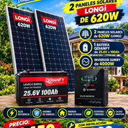 Kit Solar de 2.5kw - 1 inversor Sumry de 4kw - 1 batería de 24v x 100Ah - 2 paneles - Img 57857712