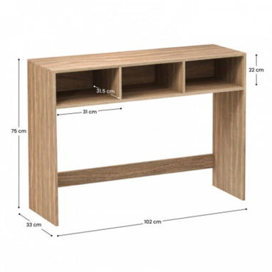 Escritorio rectangular/ mesa de estudio rectangular de madera _155*__ - 4/4