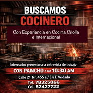 Buscamos Cocinero con experiencia en Cocina Criolla e internacional - Img 55326371