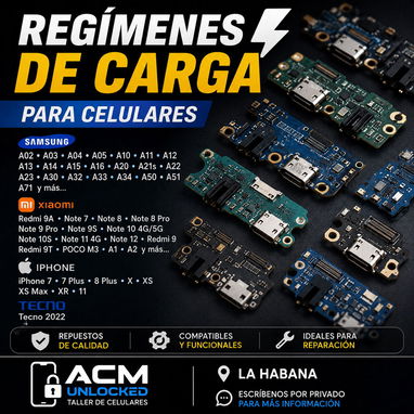 ***BATERIAS PARA IPHONE - HUAWEI - XIAOMI - MOTOROLA - SAMSUNG ** PANTALLAS ** SUBOARD / REGIMEN DE CARGA ** - 10/10