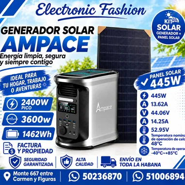 ✅️PANEL SOLAR MONOCRISTALINO 445W  POR PARLET 100USD - 4/10