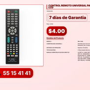 CONTROL REMOTO UNIVERSAL PARA TV LED / LCD VPT-0089 - Img 56197108