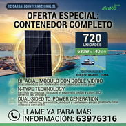 OFERTA MAYORISTA: CONTENEDOR DE PA EMES SOMARES JINKO 630W (BIFACIALES) - Img 57715700
