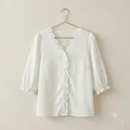 Blusa blanca final XL - Img 57731454