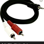 Cable RCA a Miniplug (1m)(Hl) - Img 45558046