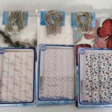 CORTINAS DE BAÑO CON SUS ANILLOS - Img 102346454