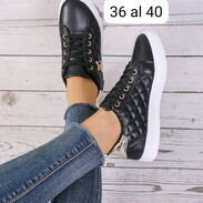 Bonitas zapatillas negras de mujer - Img 45377338