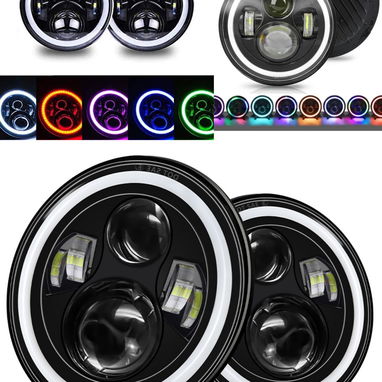PANTALLAS LED TIPO LUPAS DE 7 PULGADAS CON OJOS DE ANGEL DE 9 A 30 VOLT🛒📱🛒📱📱 - Img 116213869