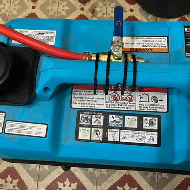 Planta Eléctrica Pulsar de 4000W ( Gas y Gasolina) viene hecha la instalación de gas - Img 125324089