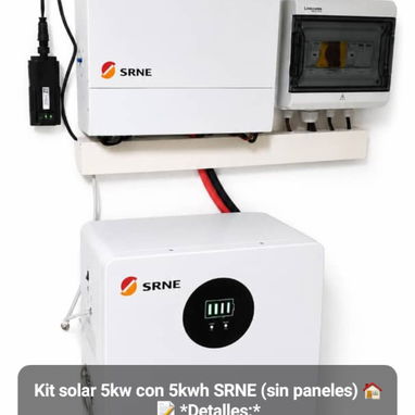 Kit de energía Must, Sako, etc (inversor + baterías + paneles solares) - Img 122670393