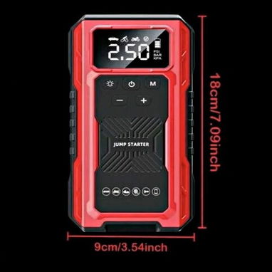 Arrancador para autos con inflador de neumáticos y luces de emergencia - Img 122118310