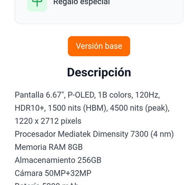 Motorola Edge 60 Fusión 8/256 - 3/3