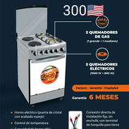 Cocina híbrido de gas precio y descripción en la foto para más información escribir al WhatsApp - Img 56747338