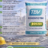 Cemento TBV tecnología japonesa 50kg 💪✅ - Img 55949888