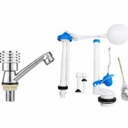 🔧🚽✨ JUEGO DE HERRAJE DE BAÑO + LLAVE DE LAVAMANOS S.P.C - Img 57194718