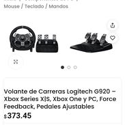 Volante de Carreras Logitech G920 – Xbox Series X|S, Xbox One y PC, Force Feedback, Pedales Ajustables - Img 57011797