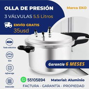 💯 Olla d Presión 5.5L Aluminio - Img 56853560