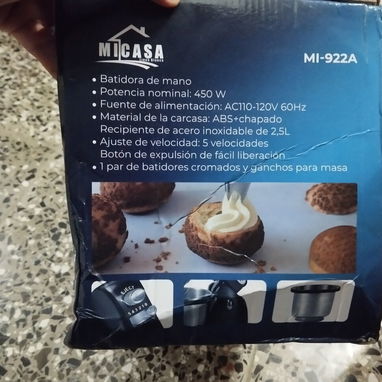 Batidora de mano o Mezcladora - 2/4