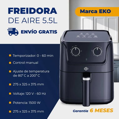 Freidora de aire 5.5L con envio gratis - Img 124527694