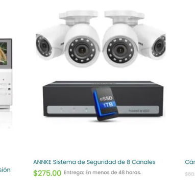 Sistemas de cámara de seguridad y protección / Timbre inteligente con video / CCTV / Alarma - 5/5