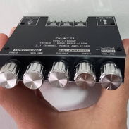Mini amplificador ZK-MT21 Bluetooth con adaptador 12V 4A/ Conexión trasera pareja para altavoces - Img 55327511