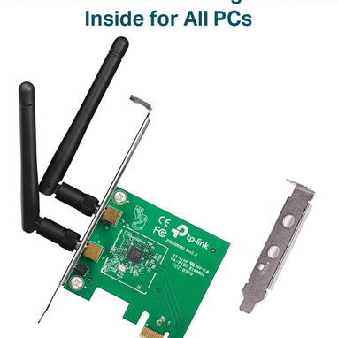 TP-Link TL-WN881ND - WIFI Adaptador PCI Express, Tarjeta de Red (300 Mbps, 2.4 GHz, 802.11n/g/b - Img 118907699